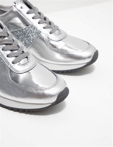 mk silver shoes